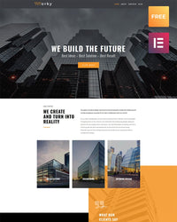 Worky lite - Tema WordPress Elementor moderno e architettonico - Ecom Necks